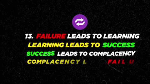 Failure, Learning, Success, and Avoiding Complacency