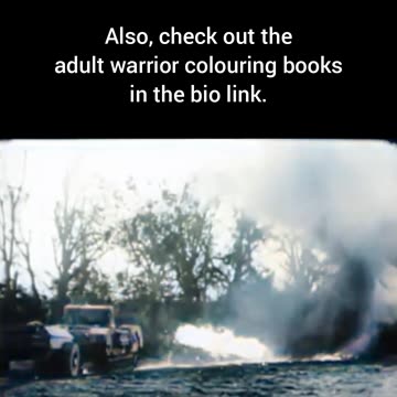 Allied film unveils flamethrower tank demonstration #Colourized footage 🎥🔥