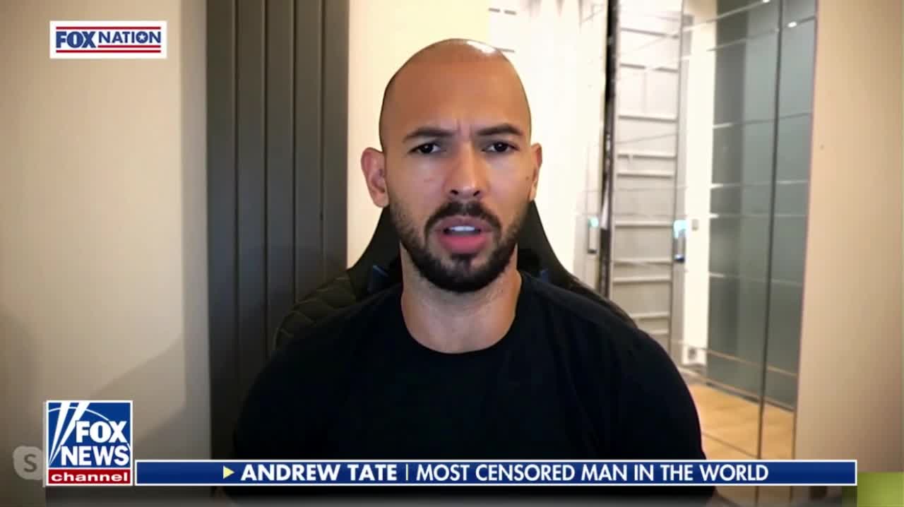 Andrew Tate Joins Tucker Carlson After Being Banned From Social Media