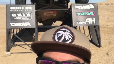 A Sand Dunes Jump from an Interesting Perspective