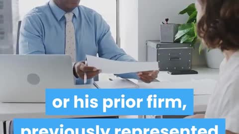 SWITCHING FIRMS - DEPARTING ASSOCIATE