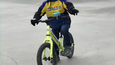 Joseph and his love of bikes