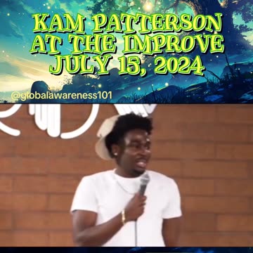 hilarious 🤣 Kam Patterson at the Improv. "Trump got shot. He's officially Black now."