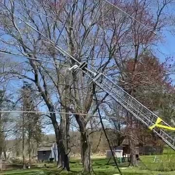 Crank down and tilt over tower