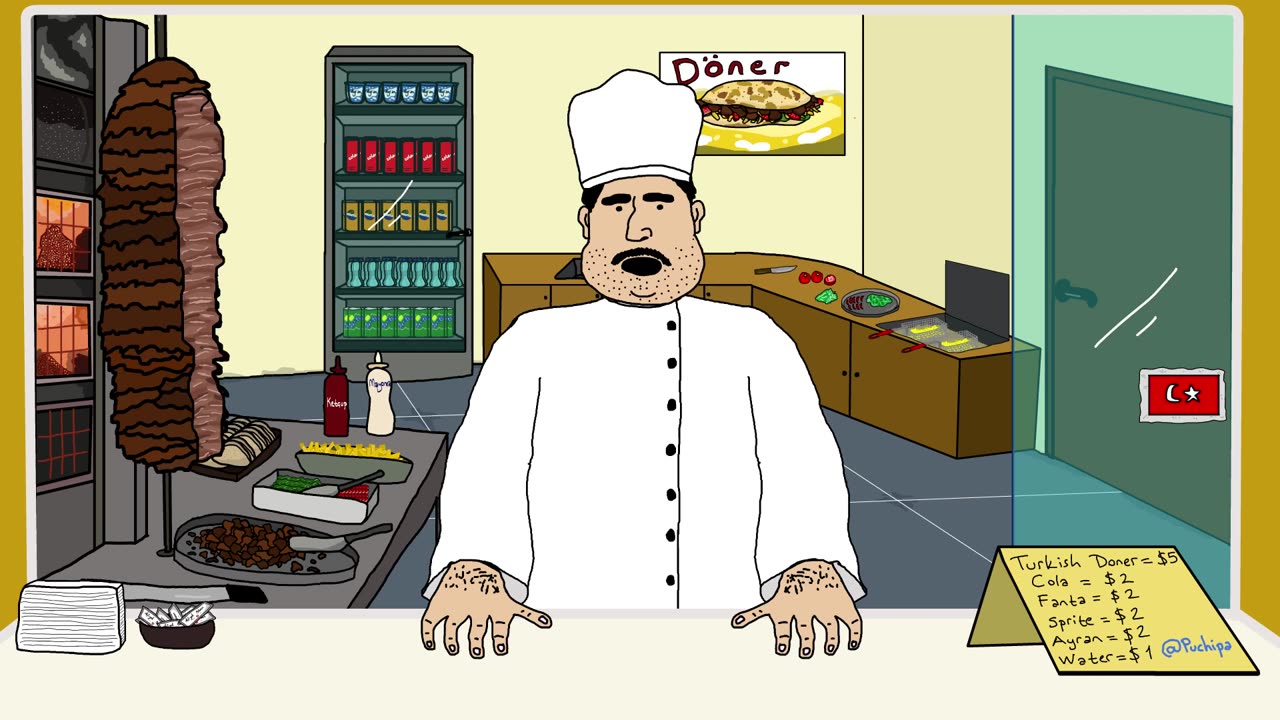 Turkish Doner animation