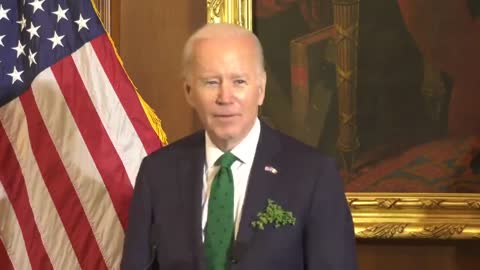 Biden "I may be Irish but im not stupid"