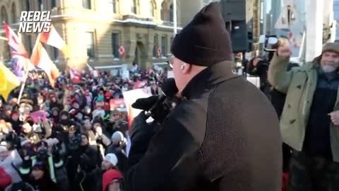 Breaking News from Ottawa Freedom Convoy Jan-31-2022