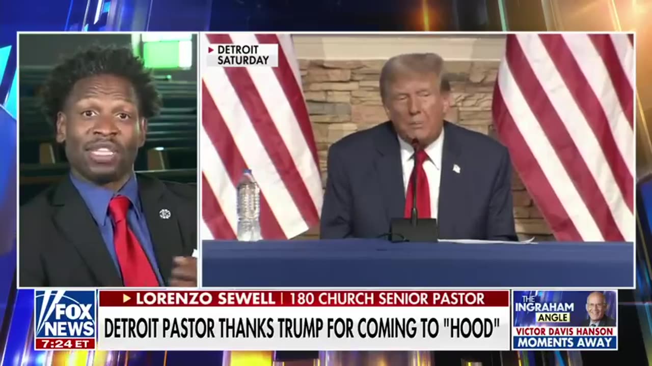 Detroit pastor thanks Trump for coming to the ‘hood’ Fox News