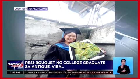 College graduate, gumawang resi-bouquet