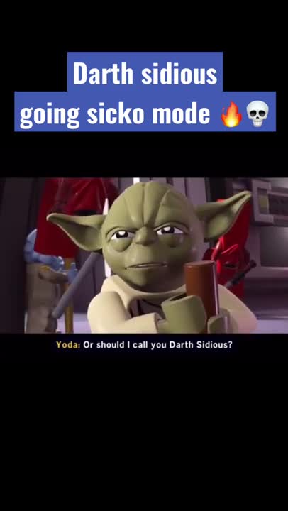 Darth sidious going crazy 🤣
