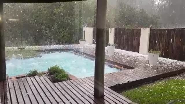 Huge hail storm in KZN