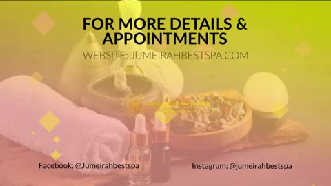 Luxury Massage Service In Dubai | Jumeirahbestspa.com