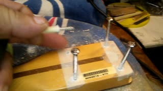 A "ZIP TIP" SOAP YOUR SCREWS. 2000 USA FENDER GUITAR NECK
