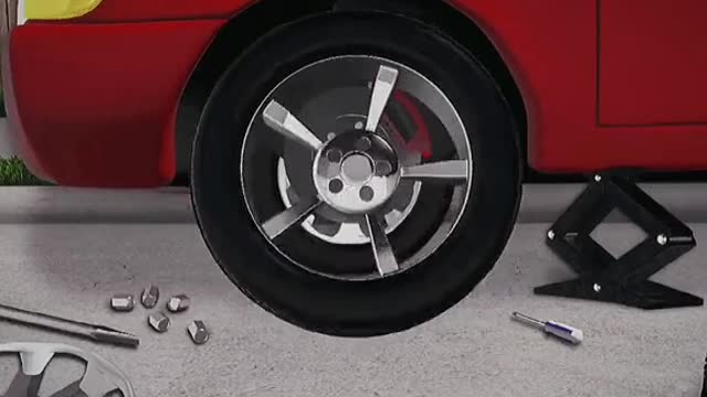 Automobile tire simulation maintenance