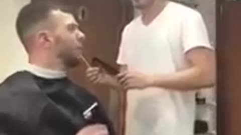 Best Prank !!! Masturbating ( Prank ) At The Barber Shop Lol