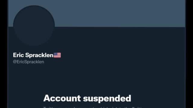 BREAKING: Twitter suspends Project Veritas's Eric Spracklen.