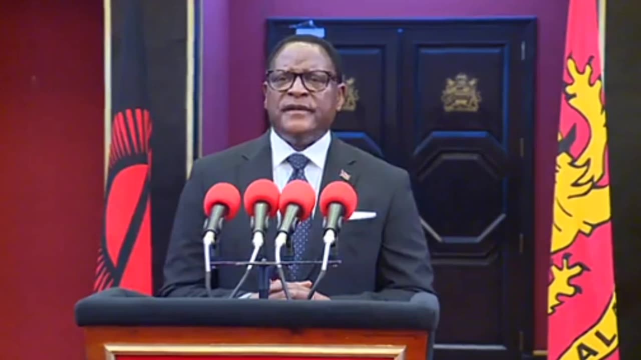 Malawi President Chakwera addresses the nation following VP Dr Saulos Chilima's aircraft crash
