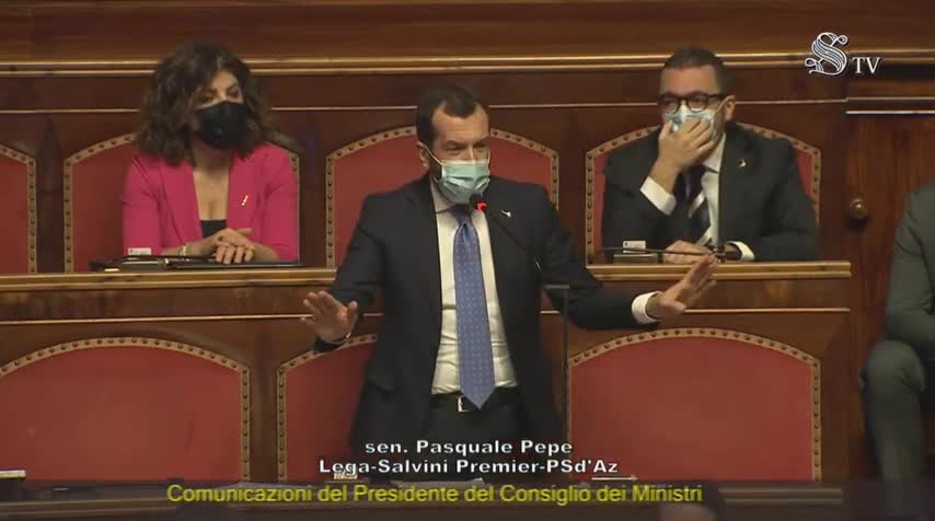 Pasquale Pepe (Lega), Senato, 19/1/21