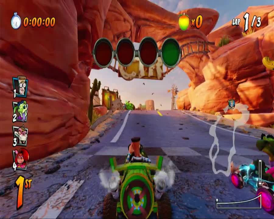 Crash Team Racing Nitro Fueled - Traveler Lab Assistant Skin Gameplay