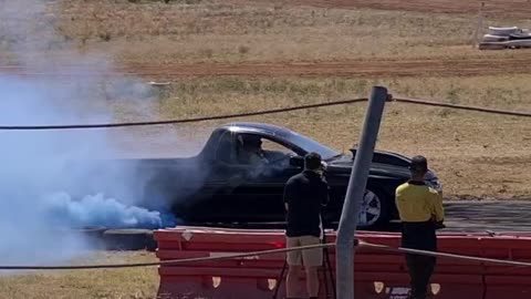 80 year old nanna frying tyres at Leeton 6/3/21