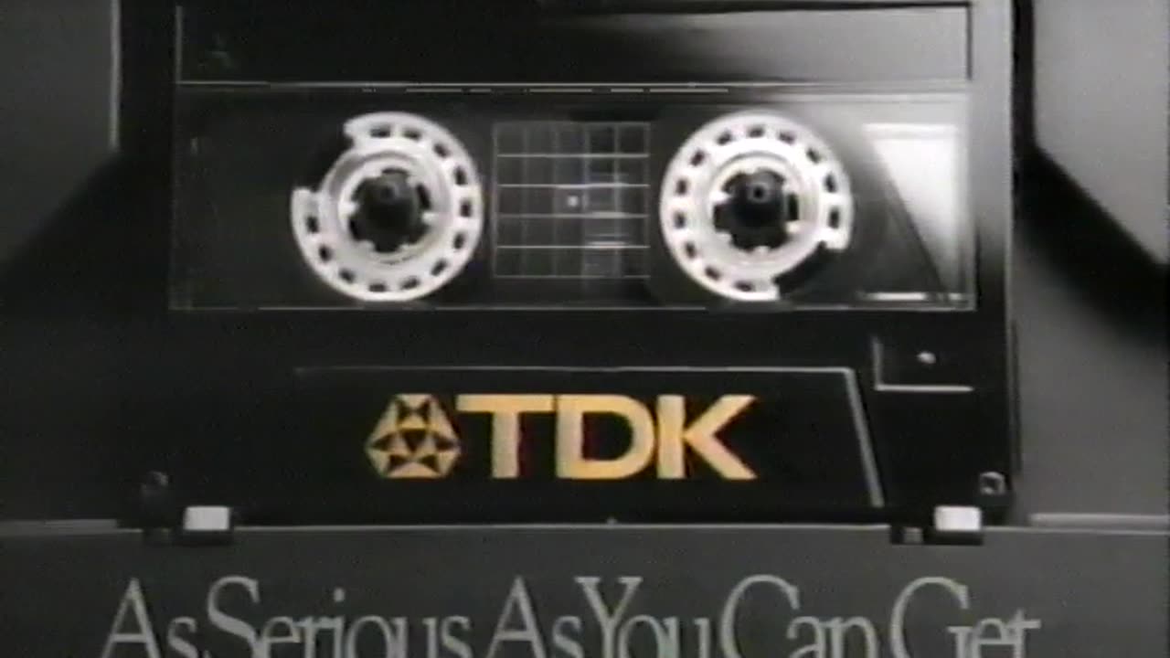 1990 - TDK Audio Cassette Tape (Two Classic Ads)