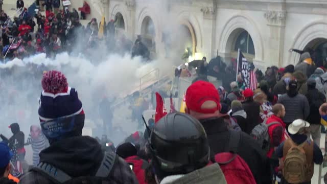 Trump rally at the back of the capital