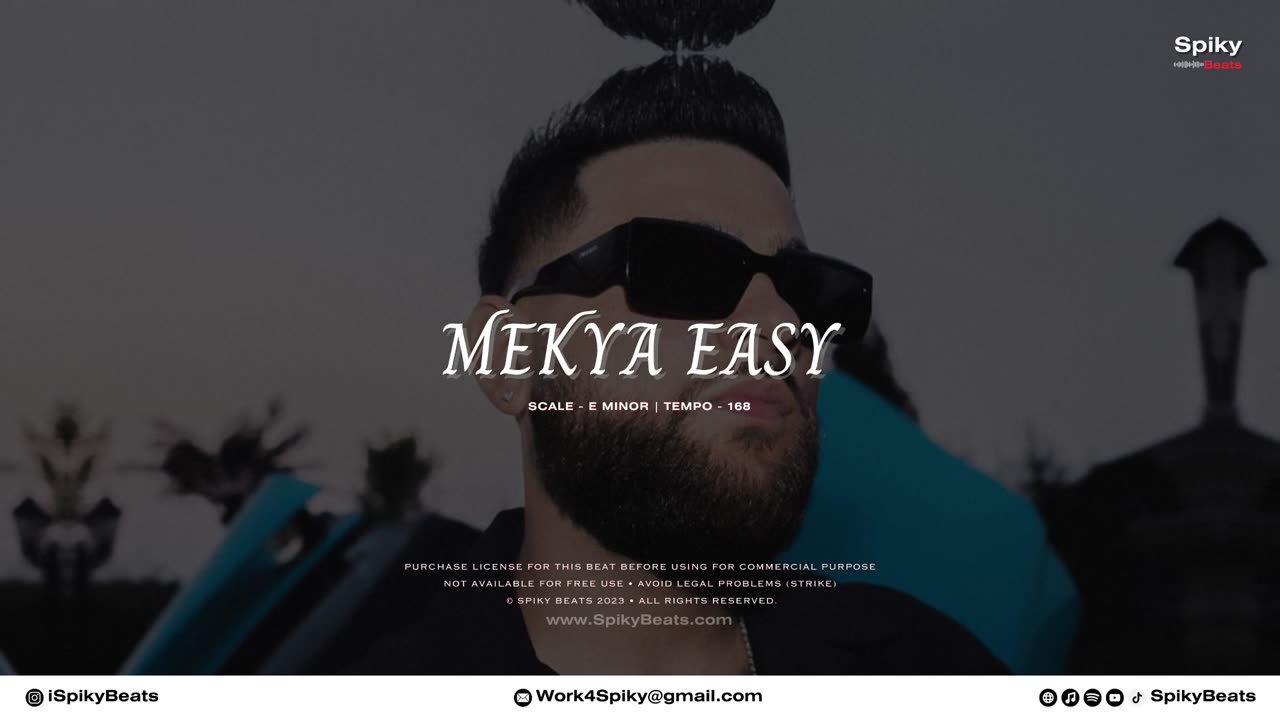 Karan Aujla x Ikky Type HipHop Rock Beat Instrumental 2023 - "Mekya Easy"