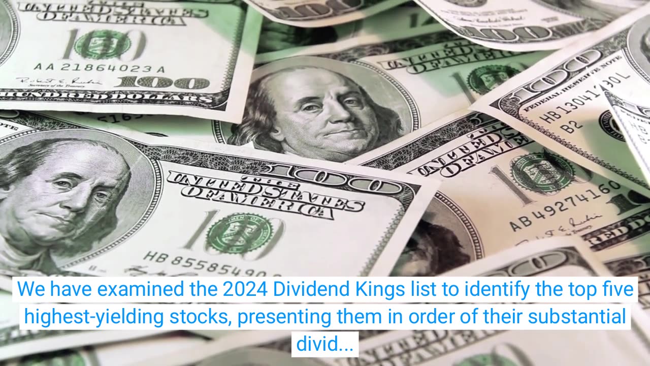 Top 5 High Yield Divident Stocks Poised for Success in 2024