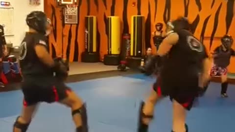 Kickboxing Sparring