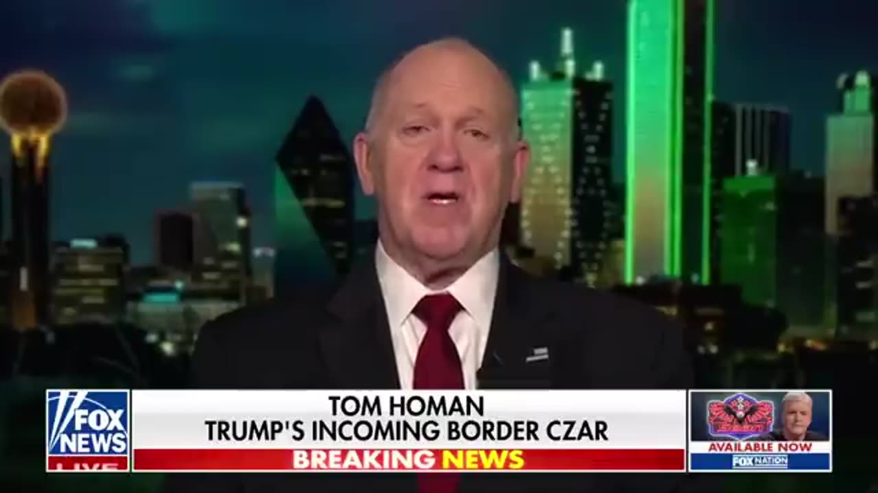 Incoming Trump ‘border czar’ ‘excited’ to get to work in the new year