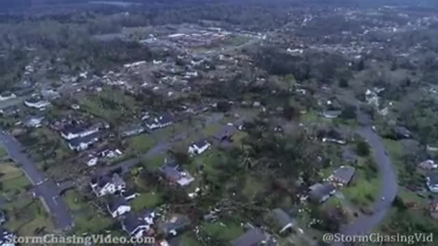 Tornado Aftermath From The Drone, Newnan, GA - 3/26/2021