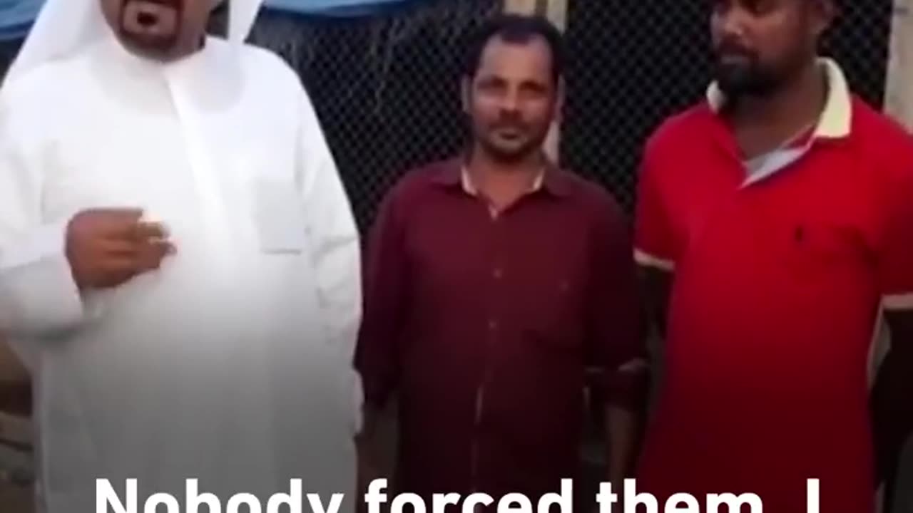 Real Life Tragedy in the United Arab Emirates: Arab Muslim Holds Indian Workers in Cage