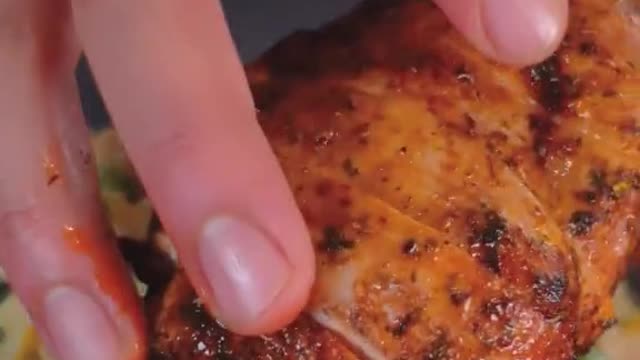 Make one pasta and one pork chop for dinner