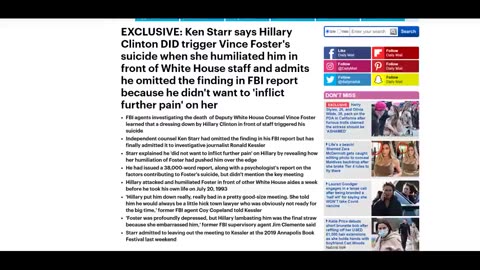 THE CLINTON BODY COUNT Titus Frost