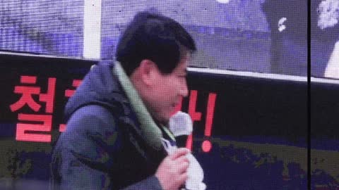 Saturday Rally Against Vaccine Pass in Gwanghwamun- Choi Rak's Free Unification Song.22.1.15.