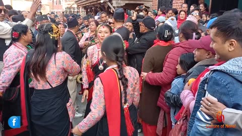 Basuri & Dance, Nheega Jatra, Kirtipur, Kathmandu, 2080