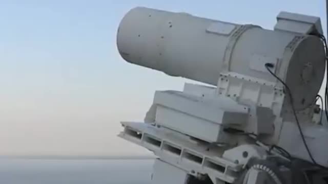 US navy laser gun testing