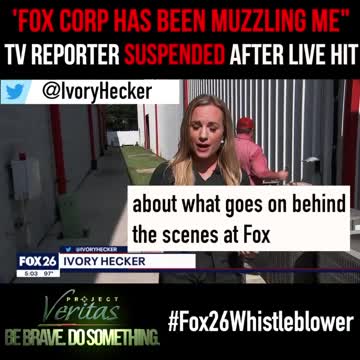 BREAKING: TV Reporter @IvoryHecker SUSPENDED