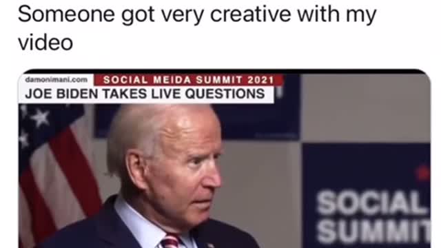 Biden takes a few questions.....on Censorship in BIDEN’S AMERICA!