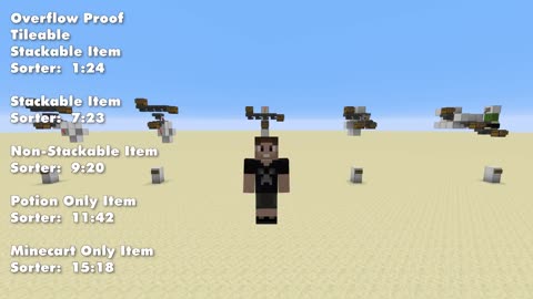 five useful sorter items sorter for minecraft