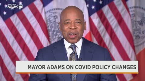 NYC Mayor Adams says it's important for toddlers to wear masks so that they don't have to "close down the city again."