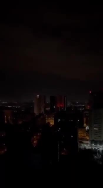 The sound of fighting reportedly in Kyiv tonight.