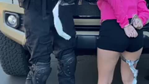 What the cops FINDS in her PANTS!