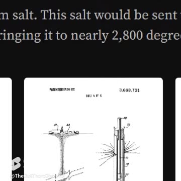 Nuclear Boring drill is real and was used , they call it a Subterrene the under ground submarine