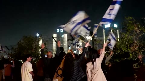 Helicopters carry freed Israeli children to hospital