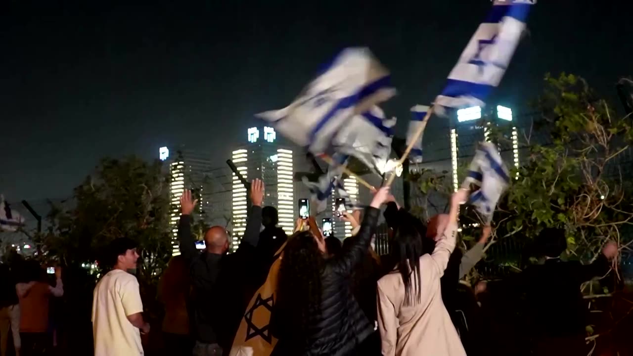 Helicopters carry freed Israeli children to hospital