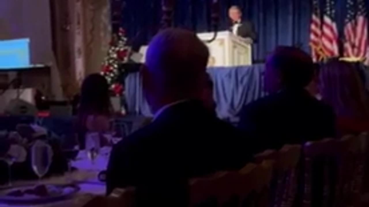 Mel Gibson Speaks at Mar-A-Lago