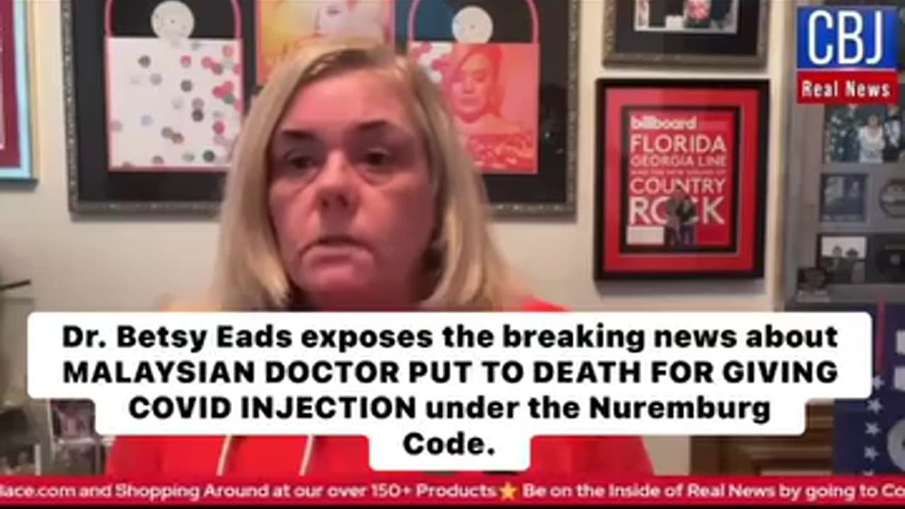 Dr. Betsy Eads exposes the breaking news Nuremberg Code