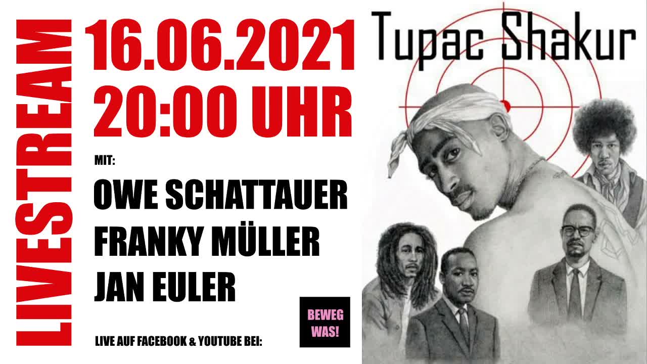 '50 Jahre 2Pac' | 16.06.2021 [Sondersendung mit Owe Schattauer, Franky Müller, NEOFiT & Ludwig genannt Grosse]