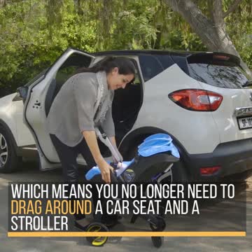 This Revolutionary Car Seat Transforms Into a Stroller with the Click of a Button